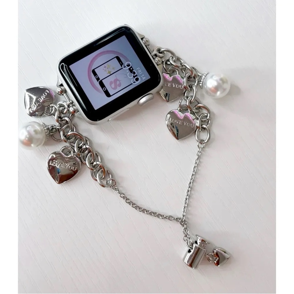 ILY charm Apple Watch band